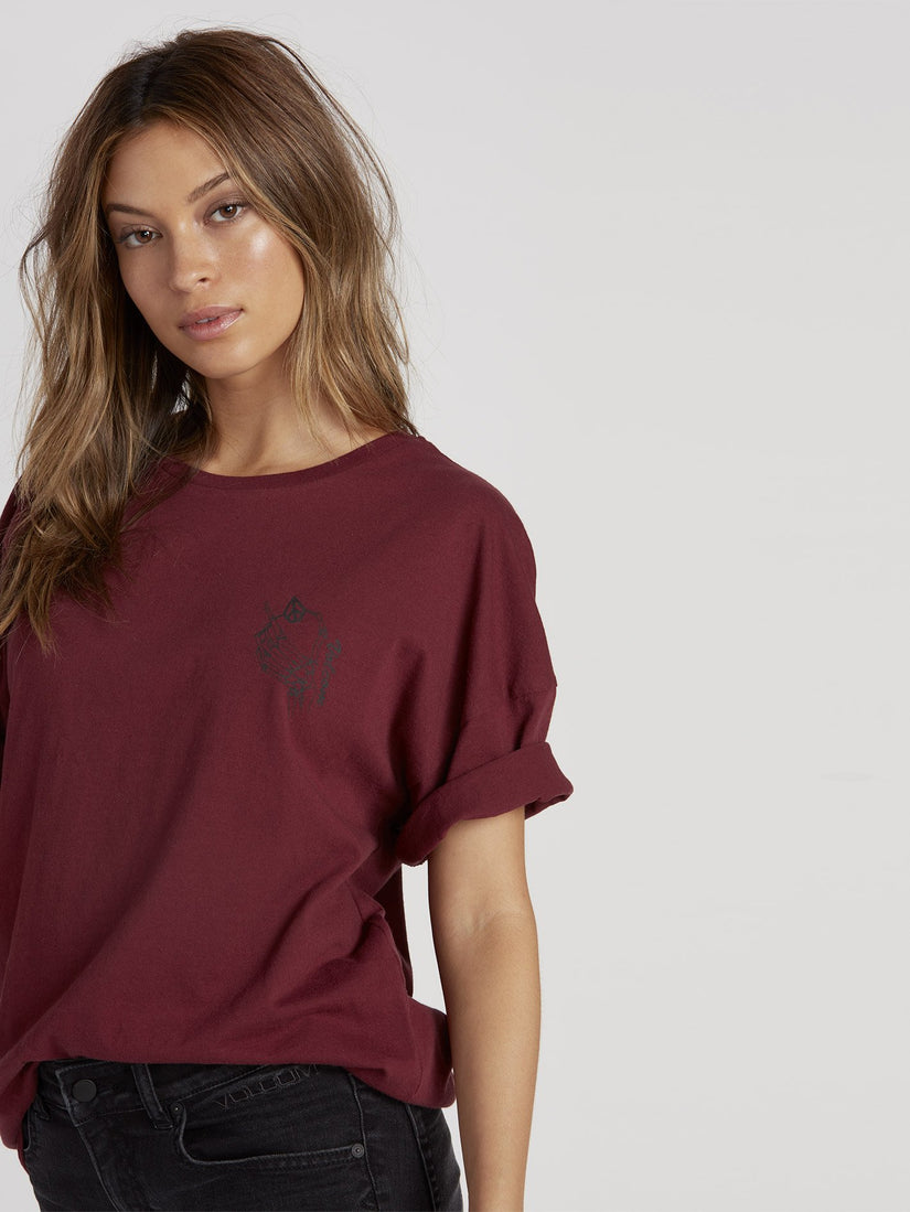Stone Splif T-shirt - Zinfandel (B3531955_ZIN) [2]