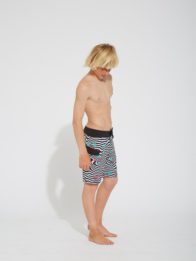 Flamingbros Mod 16" Boardshort - WHITE - (KIDS) (C0812335_WHT) [4]