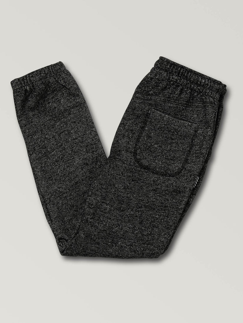 Burbank Fleece Trousers (Kids) - Heather Black (C1211930_HBK) [B]