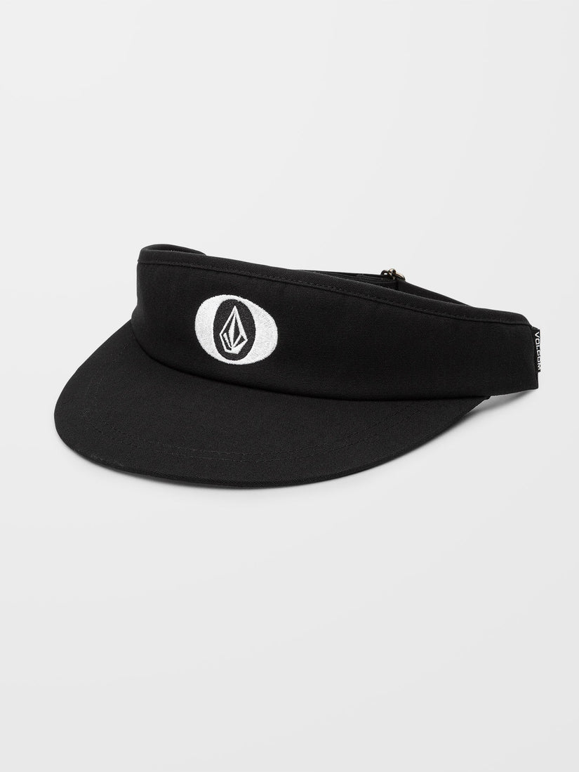 Stone O Visor Cap - BLACK (D5512316_BLK) [F]
