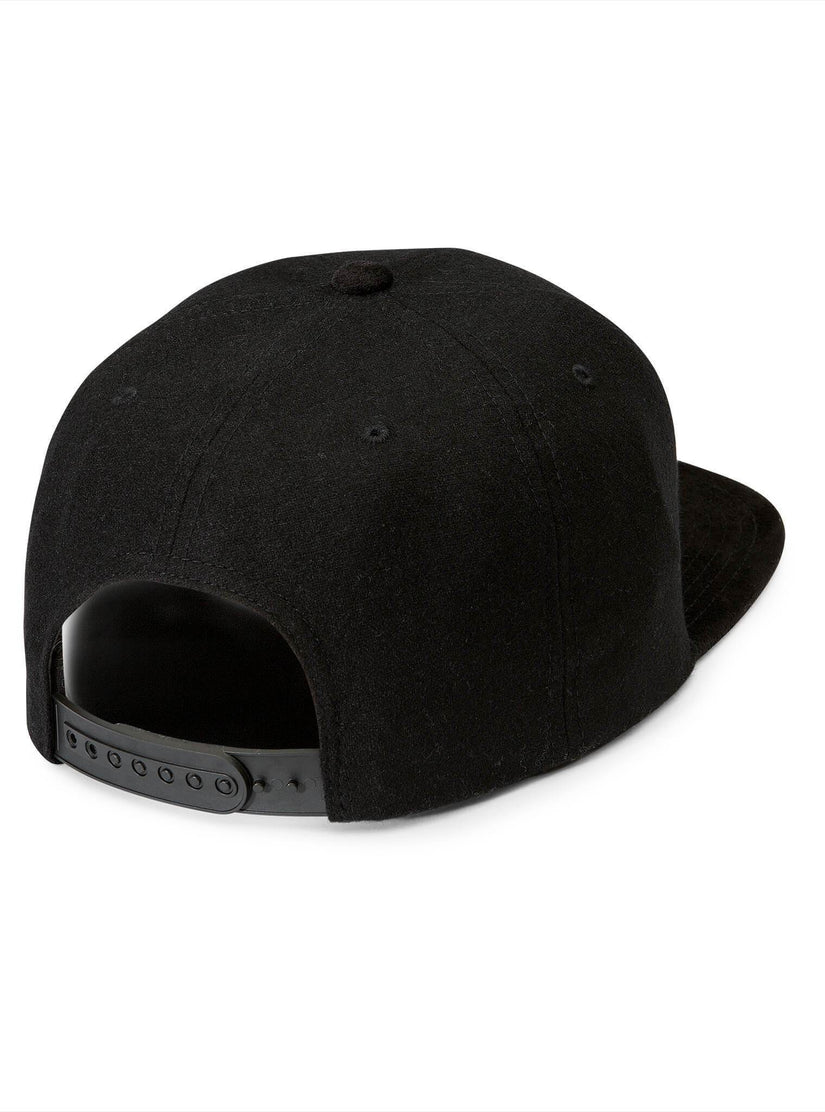 Quarter Fabric Hat - Black Combo