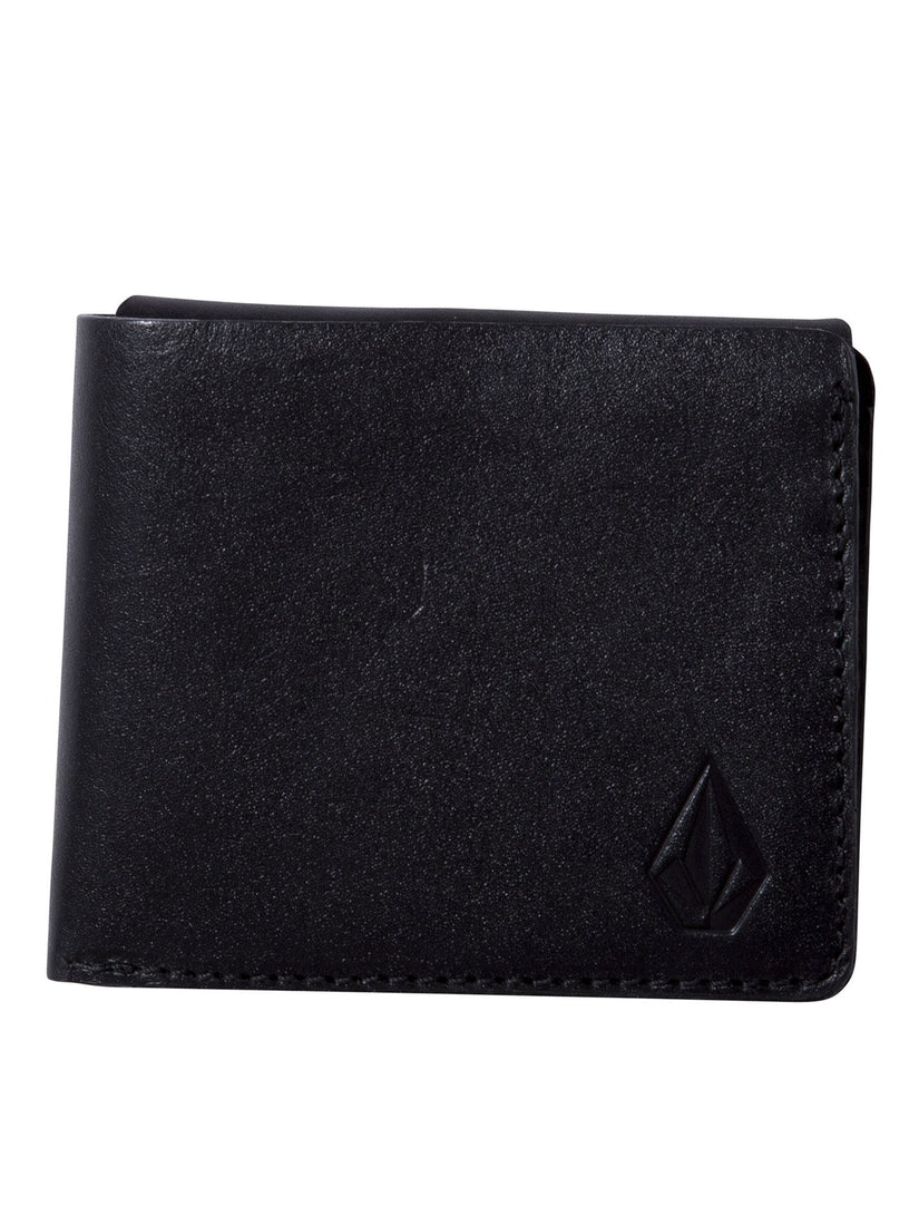3Fold Leather Wallet - Black (D6011955_BLK) [F]