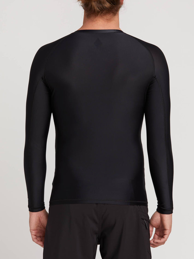 Lido Solid Lycra  - Black
