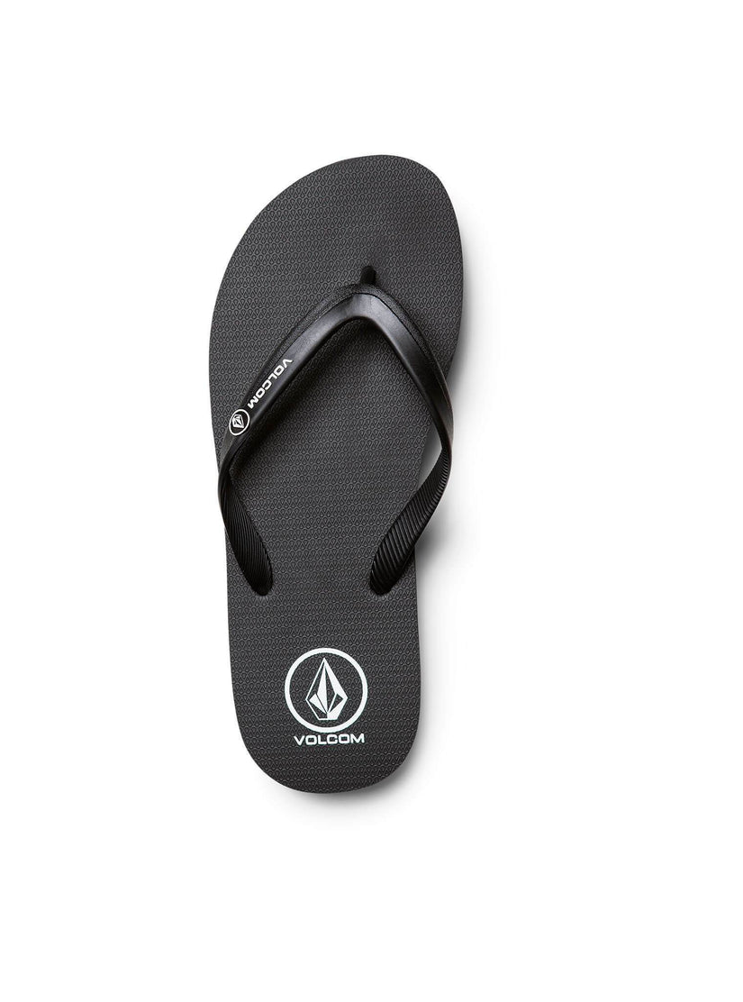 Rocker Solid Sandals - Black