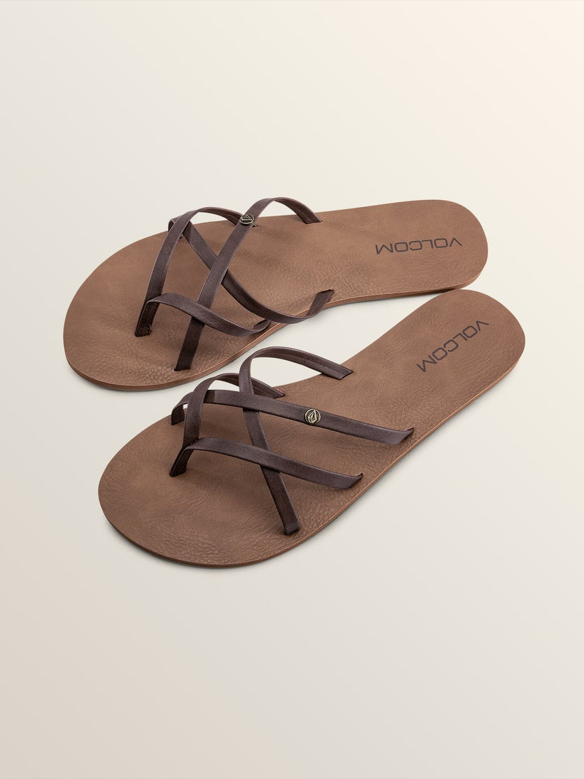 New School Sandals - Brown