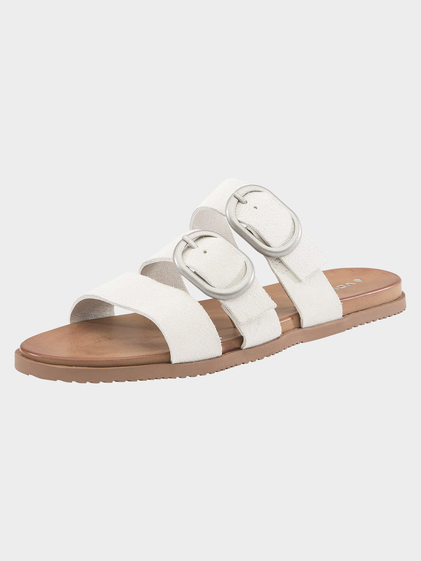 Buckle Up Sandals  - Bone