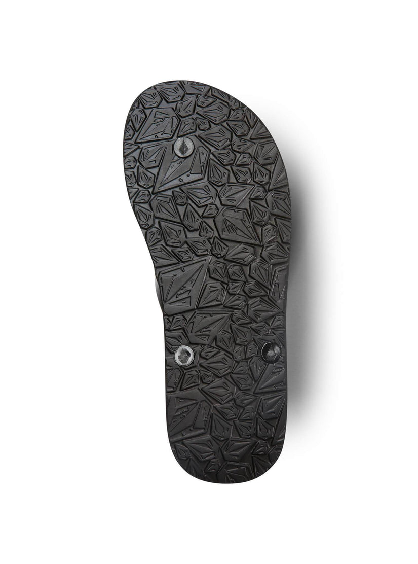Big Boys Recliner Rubber Sandals - Black (Kids)